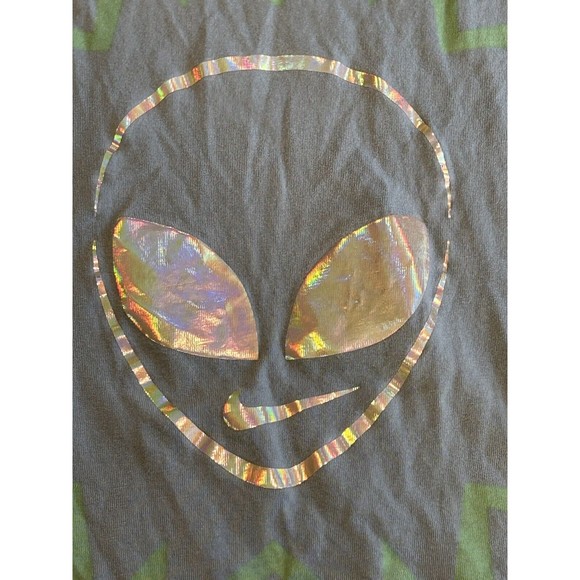 Nike Alien Festival Graphic T-Shirt Mens Small Blue The Swoosh Is Out There Tee - Picture 3 of 8